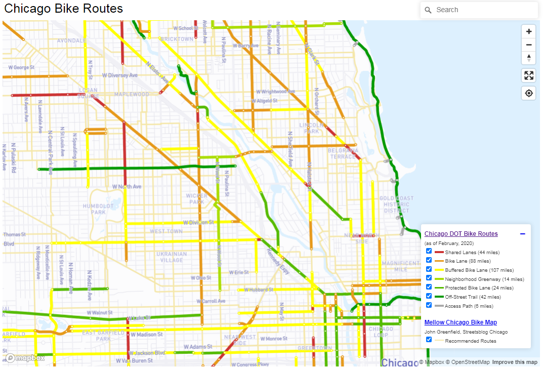 Chicago Bike Routes